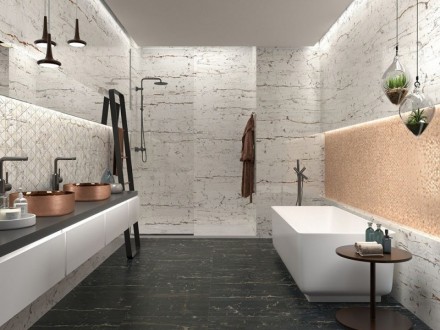 LEONARDO BLACK SATIN 60x60