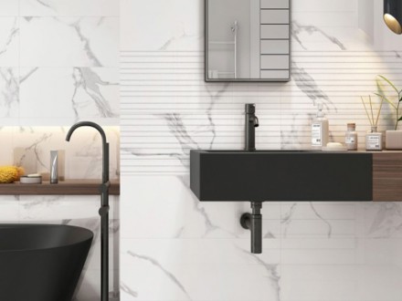 CASABLANCA LINE WHITE BRILLO 30x90