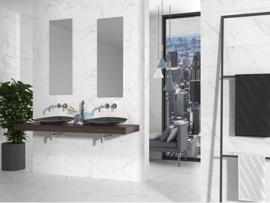 CASABLANCA WHITE BRILLO 30x90