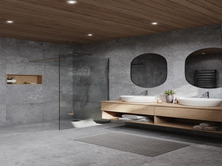 SLITE DARK GREY 60x60